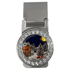 Christmas Landscape Money Clips (cz)  by Amaryn4rt