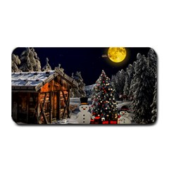 Christmas Landscape Medium Bar Mats by Amaryn4rt