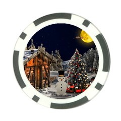 Christmas Landscape Poker Chip Card Guards (10 Pack)  by Amaryn4rt