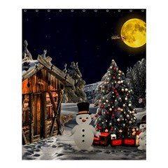 Christmas Landscape Shower Curtain 60  X 72  (medium)  by Amaryn4rt