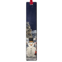 Christmas Landscape Large Book Marks by Amaryn4rt