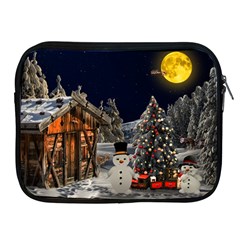 Christmas Landscape Apple Ipad 2/3/4 Zipper Cases by Amaryn4rt