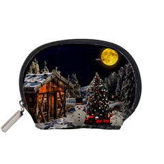 Christmas Landscape Accessory Pouches (small)  by Amaryn4rt