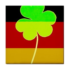 Irish German Germany Ireland Funny St Patrick Flag Tile Coasters by yoursparklingshop