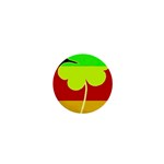 Irish German Germany Ireland Funny St Patrick Flag 1  Mini Magnets Front