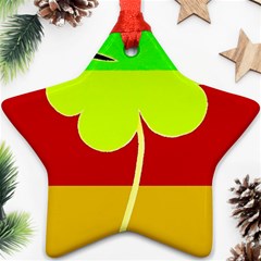 Irish German Germany Ireland Funny St Patrick Flag Ornament (star)  by yoursparklingshop