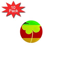 Irish German Germany Ireland Funny St Patrick Flag 1  Mini Magnet (10 Pack)  by yoursparklingshop