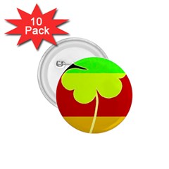 Irish German Germany Ireland Funny St Patrick Flag 1 75  Buttons (10 Pack) by yoursparklingshop