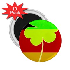 Irish German Germany Ireland Funny St Patrick Flag 2 25  Magnets (10 Pack)  by yoursparklingshop