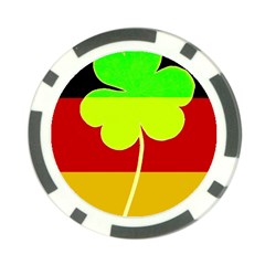 Irish German Germany Ireland Funny St Patrick Flag Poker Chip Card Guards (10 Pack)  by yoursparklingshop