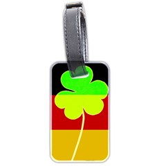 Irish German Germany Ireland Funny St Patrick Flag Luggage Tags (two Sides) by yoursparklingshop