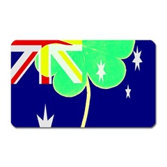 Irish Australian Australia Ireland Shamrock Funny St Patrick Flag Magnet (rectangular) by yoursparklingshop