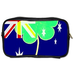 Irish Australian Australia Ireland Shamrock Funny St Patrick Flag Toiletries Bags 2-side by yoursparklingshop