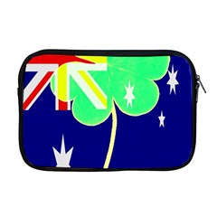 Irish Australian Australia Ireland Shamrock Funny St Patrick Flag Apple Macbook Pro 17  Zipper Case by yoursparklingshop