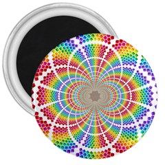 Color Background Structure Lines 3  Magnets by Amaryn4rt