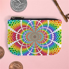 Color Background Structure Lines Mini Coin Purses by Amaryn4rt