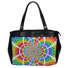 Color Background Structure Lines Office Handbags by Amaryn4rt