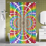 Color Background Structure Lines Shower Curtain 48  x 72  (Small)  Curtain(48  X 72 ) - 42.18 x64.8  Curtain(48  X 72 )