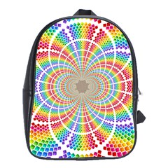 Color Background Structure Lines School Bags (xl)  by Amaryn4rt