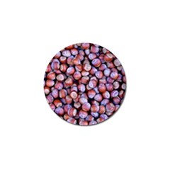 Hazelnuts Nuts Market Brown Nut Golf Ball Marker (10 Pack) by Amaryn4rt