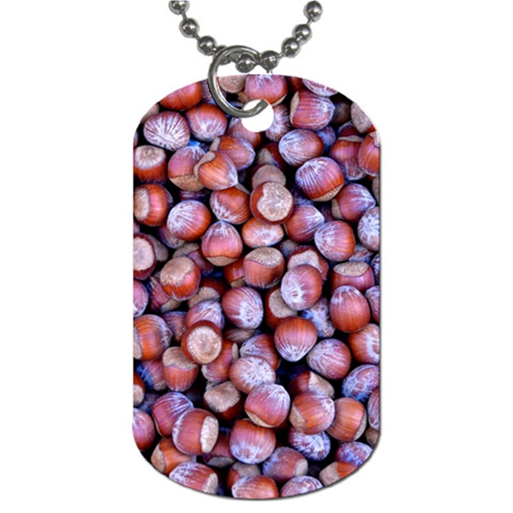 Hazelnuts Nuts Market Brown Nut Dog Tag (Two Sides)