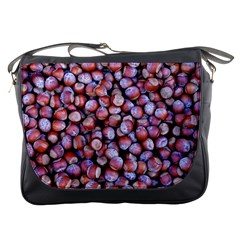 Hazelnuts Nuts Market Brown Nut Messenger Bags by Amaryn4rt