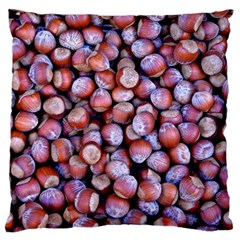 Hazelnuts Nuts Market Brown Nut Standard Flano Cushion Case (one Side) by Amaryn4rt