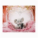 Elephant Heart Plush Vertical Toy Small Glasses Cloth Front