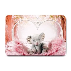 Elephant Heart Plush Vertical Toy Small Doormat 