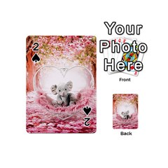 Elephant Heart Plush Vertical Toy Playing Cards 54 (Mini) 