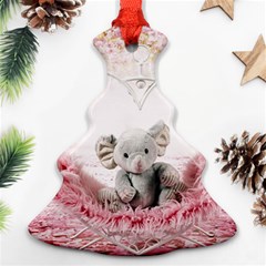 Elephant Heart Plush Vertical Toy Ornament (Christmas Tree)