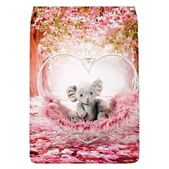 Elephant Heart Plush Vertical Toy Flap Covers (L) 