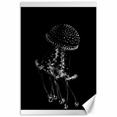 Jellyfish Underwater Sea Nature Canvas 24  X 36  by Amaryn4rt