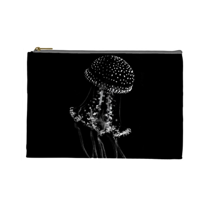 Jellyfish Underwater Sea Nature Cosmetic Bag (Large) 