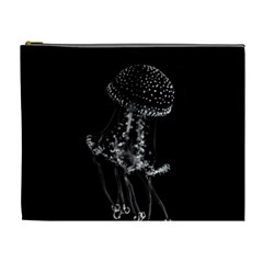 Jellyfish Underwater Sea Nature Cosmetic Bag (xl) by Amaryn4rt