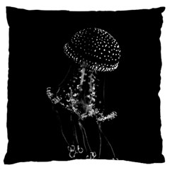 Jellyfish Underwater Sea Nature Large Cushion Case (two Sides) by Amaryn4rt