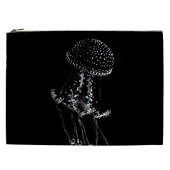 Jellyfish Underwater Sea Nature Cosmetic Bag (xxl)  by Amaryn4rt