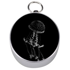 Jellyfish Underwater Sea Nature Silver Compasses by Amaryn4rt