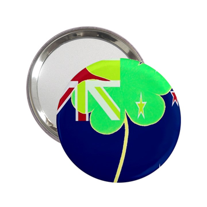 IrishShamrock New Zealand Ireland Funny St Patrick Flag 2.25  Handbag Mirrors