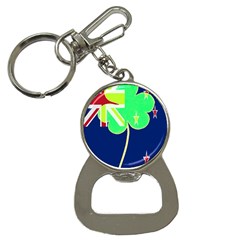 Irishshamrock New Zealand Ireland Funny St Patrick Flag Button Necklaces by yoursparklingshop