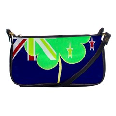 Irishshamrock New Zealand Ireland Funny St Patrick Flag Shoulder Clutch Bags