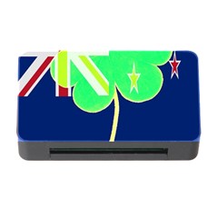 Irishshamrock New Zealand Ireland Funny St Patrick Flag Memory Card Reader With Cf by yoursparklingshop