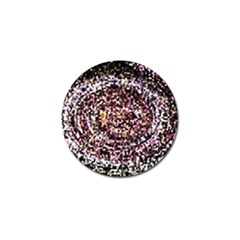 Mosaic Colorful Abstract Circular Golf Ball Marker (4 Pack) by Amaryn4rt