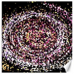 Mosaic Colorful Abstract Circular Canvas 16  X 16   by Amaryn4rt