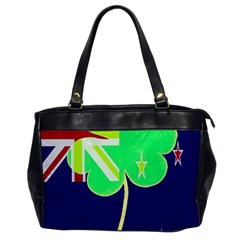 Irish Shamrock New Zealand Ireland Funny St Patrick Flag Office Handbags