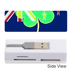 Irish Shamrock New Zealand Ireland Funny St Patrick Flag Memory Card Reader (stick)  by yoursparklingshop