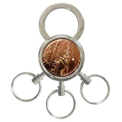 Ice Iced Structure Frozen Frost 3-ring Key Chains by Amaryn4rt