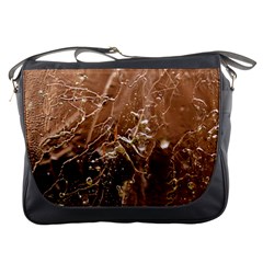 Ice Iced Structure Frozen Frost Messenger Bags by Amaryn4rt