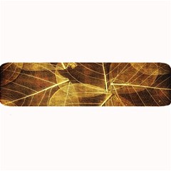 Leaves Autumn Texture Brown Large Bar Mats by Amaryn4rt