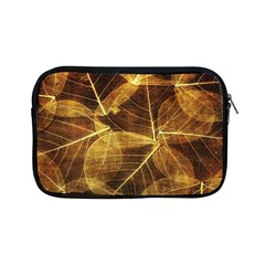 Leaves Autumn Texture Brown Apple Ipad Mini Zipper Cases by Amaryn4rt